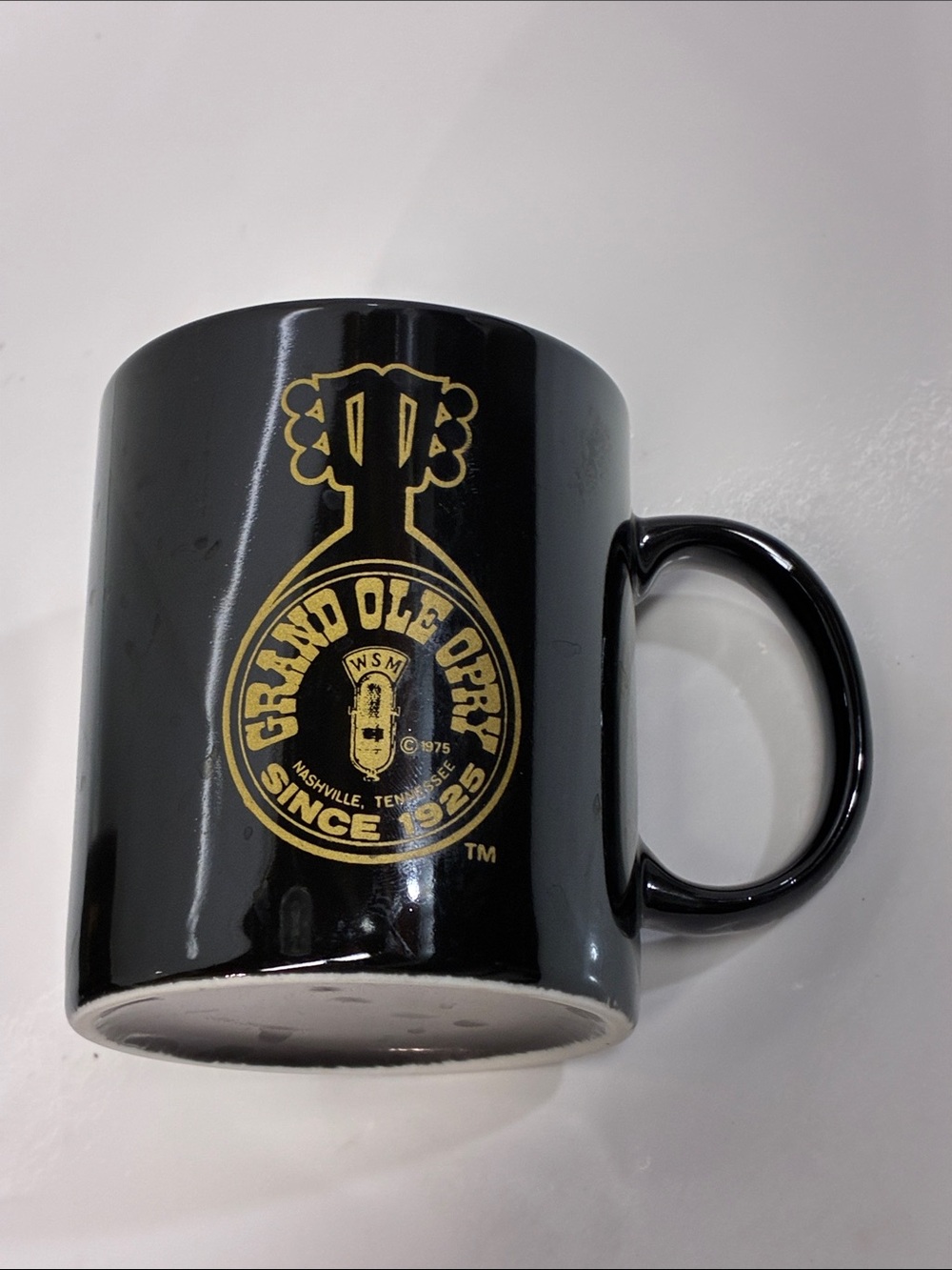 Grand Ole Opry Black Coffee Mug